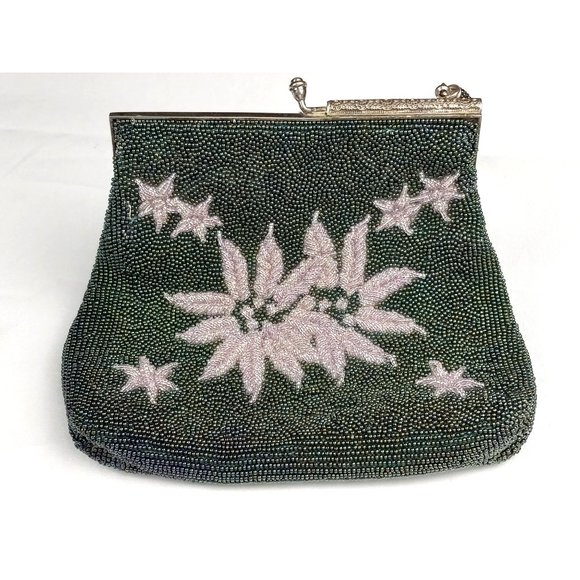 Vintage Beaded Hand Purse - Picture 1 of 13